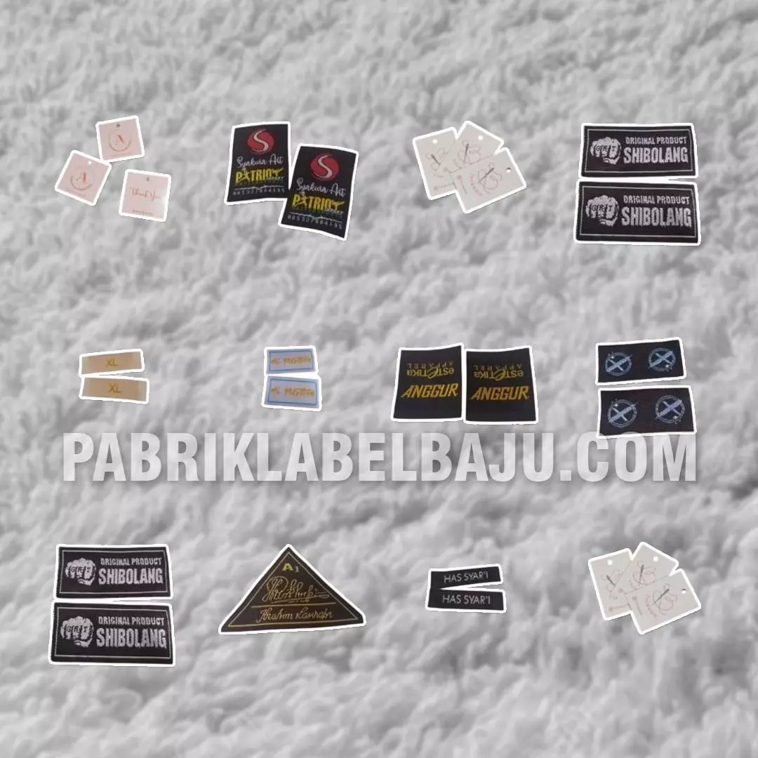 Jasa Pembuatan Label Baju Bojonegoro 0857-3173-0007