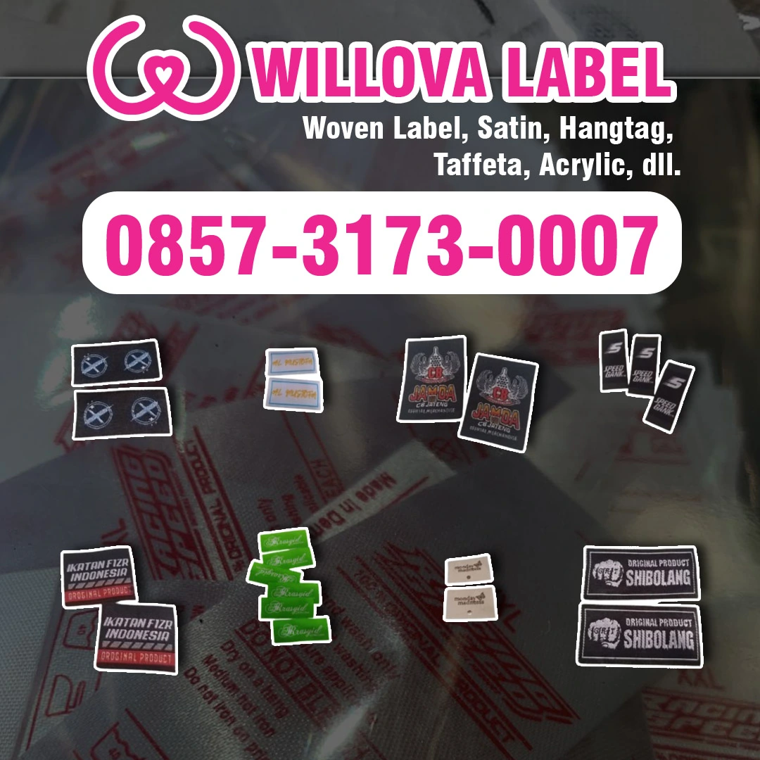 Jasa Pembuatan Label Baju Jombang 0857-3173-0007