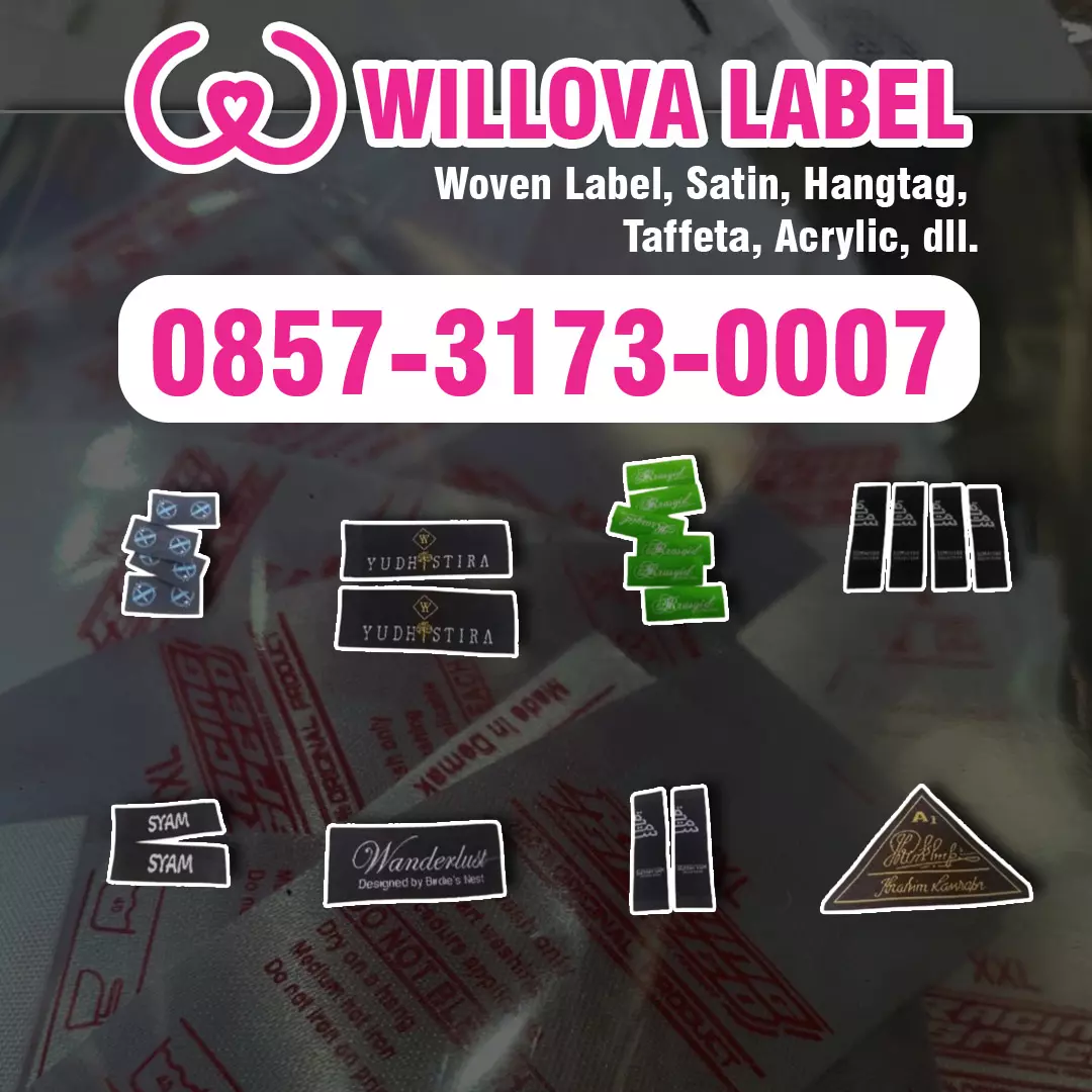 Jasa Pembuatan Label Baju Surabaya 0857-3173-0007