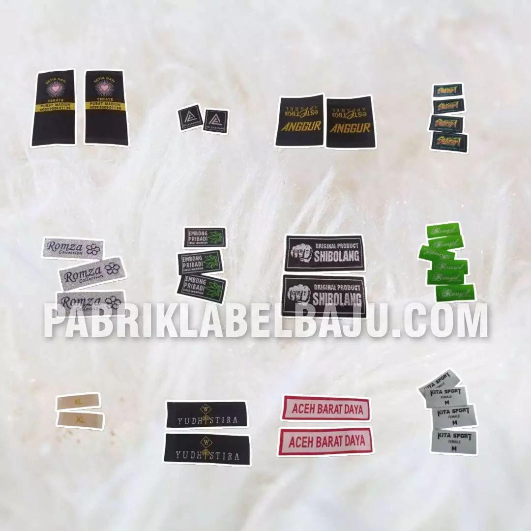 Jasa Pembuatan Label Baju Malang 0857-3173-0007