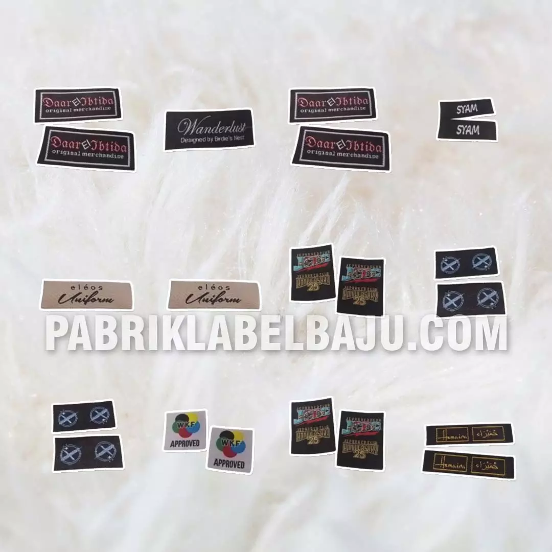 Jasa Pembuatan Label Baju Surabaya 0857-3173-0007