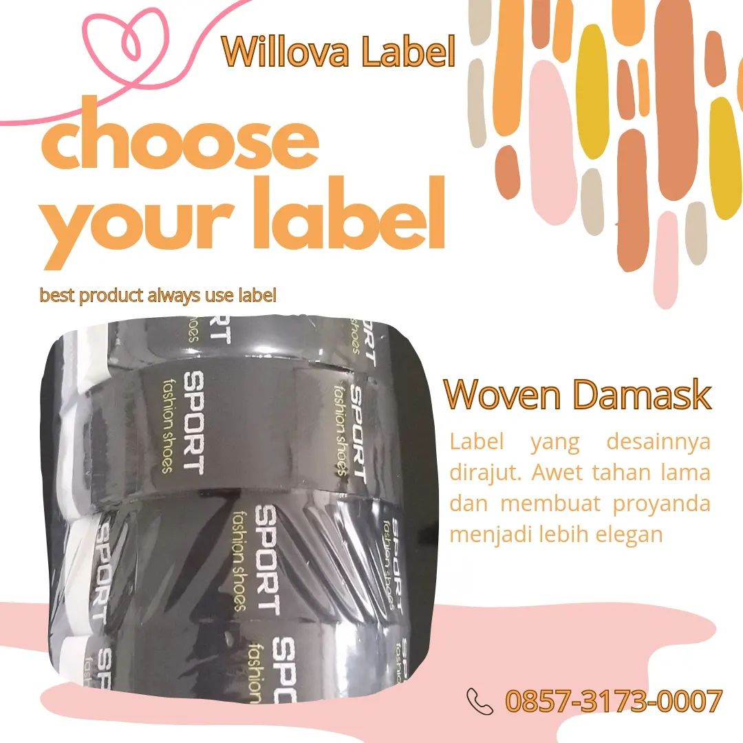 Label Merk Baju Sampang